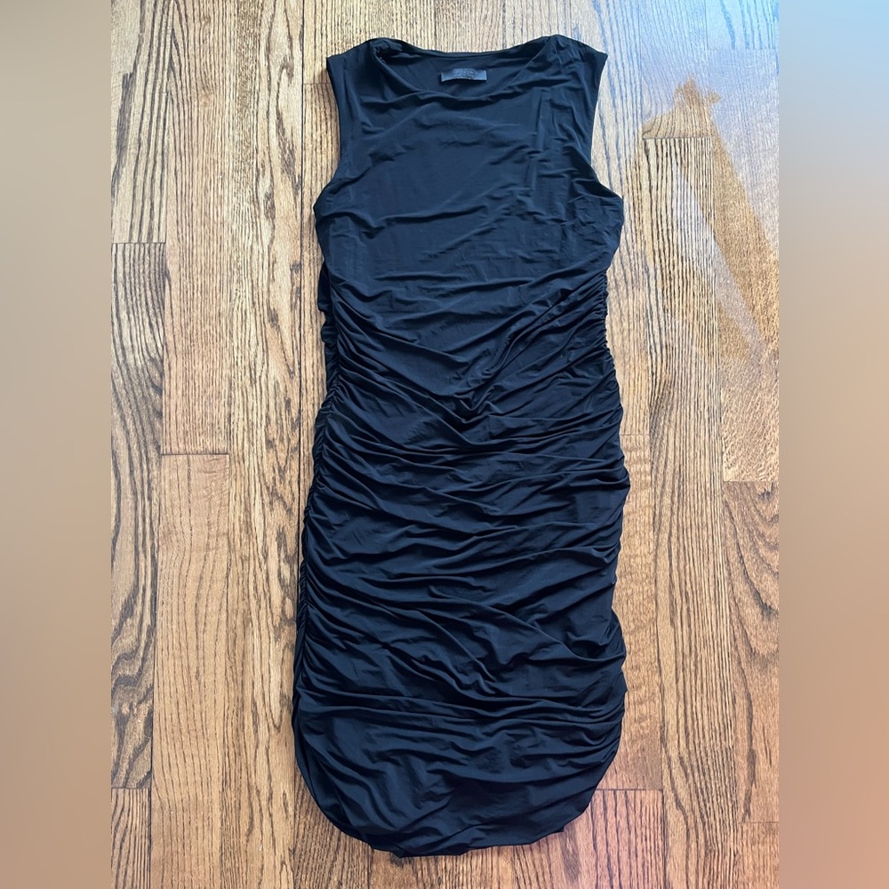 THE ROW ruched dress. Size large. VERY flattering.